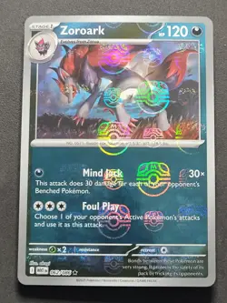 Zoroark 062/086 Master Ball Pattern White Flare Pokemon TCG - Image 1