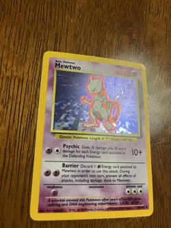 Mewtwo 10/102 - Pokemon TCG - Base Set Unlimited - Rare - Holo [Lightly Played] - Image 2