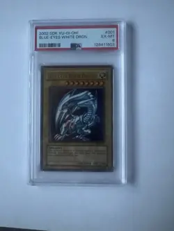 Yu-Gi-Oh! Blue-Eyes White Dragon #SDK-001 PSA 6 - Image 1