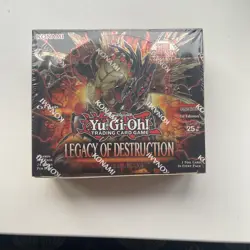 YuGiOh TCG Legacy of Destruction: Sealed Booster Box of 24 Packs : 1st Edition - Image 1