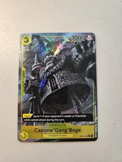 Capone"Gang"Bege (Alternate Art) OP04-100 Kingdoms of Intrigue Foil - Image 1