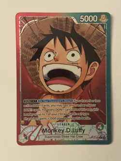 Monkey D Luffy OP13-001 L Leader Alt Art Carrying On His Will OPCG English - Image 1
