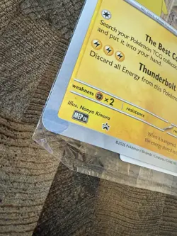PIKACHU AT THE MUSEUM Pokemon Card PROMO. SEALED. SLIGHTLY BENT SEE PHOTOS - Image 3