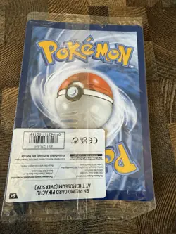 PIKACHU AT THE MUSEUM Pokemon Card PROMO. SEALED. SLIGHTLY BENT SEE PHOTOS - Image 4