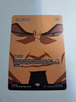 MTG: Cruel Tutor (Borderless) (LP): Avatar: The Last Airbender: Eternal-Legal - Image 1