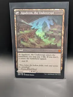 MTG - Agadeem's Awakening / Agadeem, the Undercrypt - Sorcery/Land - ZNR #90 -NM - Image 2