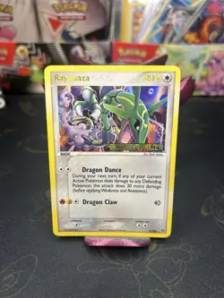Rayquaza 9/106 - 2005 Pokemon EX Emerald - Rare - Reverse Holo - Stamped - Image 1