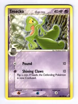 Treecko (Delta Species) Crystal Guardians #68 (2006) Common NM Pokemon - Image 1