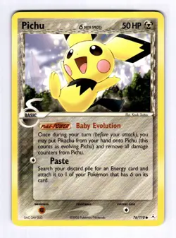 Pichu (Delta Species) Holon Phantoms #76 (2006) Common HP Pokemon - Image 1
