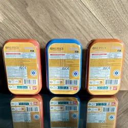 One Piece Card Game Vol.2 Mini Tin Set (3 Artwork Tins) - Brand New / Sealed - Image 2