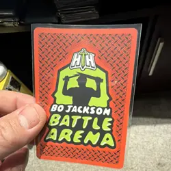 Bo Jackson Battle Arena Bison First Edition Glow Holo Card BF-65 155 Power - Image 3