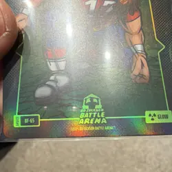 Bo Jackson Battle Arena Bison First Edition Glow Holo Card BF-65 155 Power - Image 4