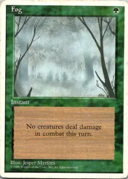Fog Magic The Gathering Fourth Edition Lightly played - Image 1