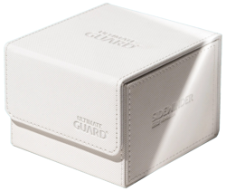 Ultimate Guard Sidewinder 133+ Monocolor White Deck Case Card Storage Box ccg - Image 1
