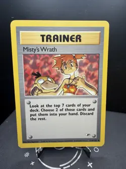 Pokemon TCG WOTC Gym Heroes Mistys Wrath 114/132 Uncommon Unlimited LP! - Image 1