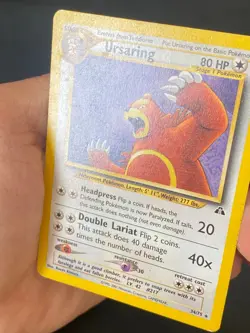 ENGLISH POKEMON URSARING 34/75 RARE WIZARDS NEO DISCOVERY - VG - Image 2