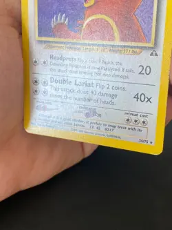 ENGLISH POKEMON URSARING 34/75 RARE WIZARDS NEO DISCOVERY - VG - Image 4