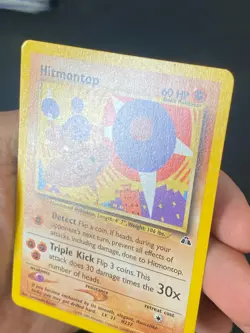 ENGLISH POKEMON HITMONTOP 22/75 RARE WIZARDS NEO DISCOVERY KAPOERA - EXC+ - Image 2