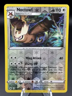Noctowl 144/202 Reverse Holo - Pokemon TCG - Sword and Shield - Image 1