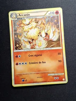 Arcanin 1/123 Holo Heartgold Soulsilver Carte Pokemon FR - Image 1