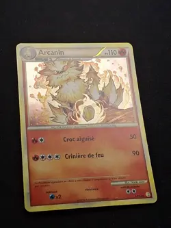 Arcanin 1/123 Holo Heartgold Soulsilver Carte Pokemon FR - Image 5