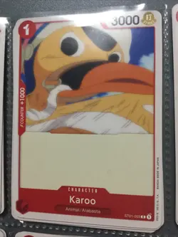 One Piece Romance Dawn Bandai Karoo ST01-003 Non Holo ENGLISH - Image 1