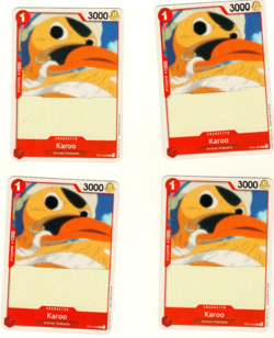 Set Of 4 Karoo ST01-003 Common One Piece Trading Cards - Image 1