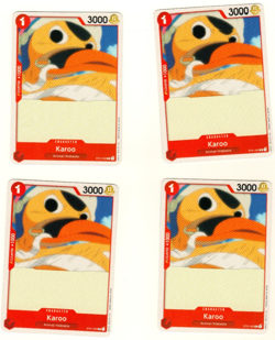 Set Of 4 Karoo ST01-003 Common One Piece Trading Cards - Image 3