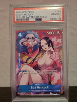 One Piece Boa Hancock Sealed Battle Kit Vol. 2 P-066 PSA 10 Gem Mint - Image 1