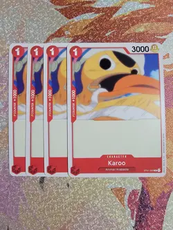 ST01-003 Karoo Starter Deck 1 Straw Hat Crew - Romance Dawn One Piece CCG x4 NM - Image 1