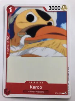 One Piece Starter Deck 1: Straw Hat Crew Karoo ST01-003 NM - Image 1