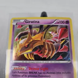 Giratina XY184 XY Black Star Promo Holo Pokemon Card NM/M Cosmos - Image 4