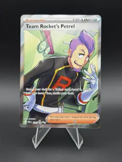 Team Rocket's Petrel 226/182 Sv10 Pokemon Destined Rivals Pokemon TCG Card NM - Image 1