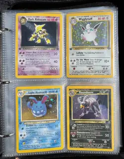 Vintage Pokemon Card Binder Collection Lot Shadowless Charizard WOTC - Image 3