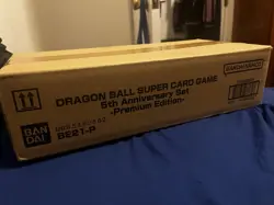 Bandai Dragon Ball Super Card Game 5th Anniversary Premium Edition Box English - Image 1