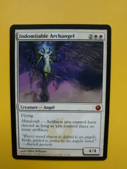 MTG Card. Indomitable archangel. Mythic Scars of Mirrodin - Image 1