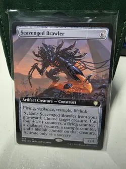 Scavenged Brawler (Extended Art) - The Brothers' War Commander MTG 064 NM - Image 1