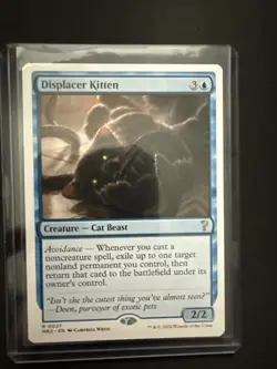 Displacer Kitten (White Border) Mystery Booster 2 Regular - Image 1