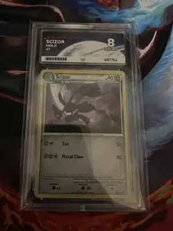 2010 POKEMON HEARTGOLD & SOULSILVER UNDAUNTED #7 SCIZOR-HOLO ACE 8 POP 2 - Image 3