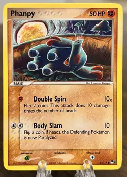 Phanpy 015/017 POP Series 2 Lightly Played Tomokazu Komiya Art Pokemon TCG - Image 1