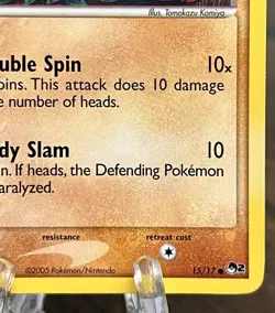 Phanpy 015/017 POP Series 2 Lightly Played Tomokazu Komiya Art Pokemon TCG - Image 5