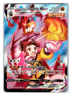Pokemon TCG - Single Strike Urshifu VMAX - SWSH09: Brilliant Stars Trainer Galle - Image 1