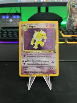 Pokemon TCG Hypno #8/62 Fossil Holo Rare Unlimited 1999 - Image 1