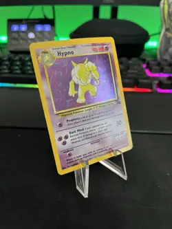 Pokemon TCG Hypno #8/62 Fossil Holo Rare Unlimited 1999 - Image 3