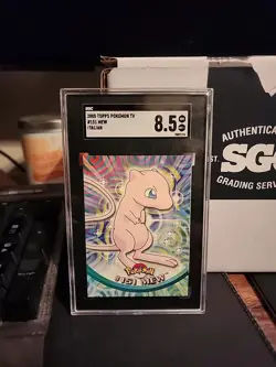 2000 Topps Pokemon TV Series 2 MEW #151 SGC 8.5 NM MT+ Italian - Image 1