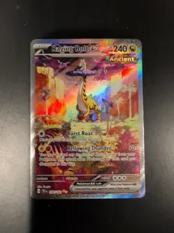 Pokemon TCG - Temporal Forces Raging Bolt EX - 208/162 - M/NM + Pack Fresh - Image 1