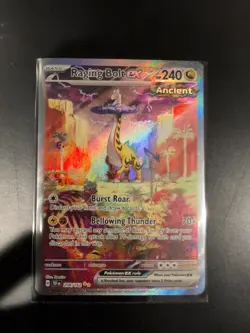 Pokemon TCG - Temporal Forces Raging Bolt EX - 208/162 - M/NM + Pack Fresh - Image 3