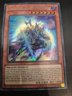 YUGIOH FANTASTICAL DRAGON PHANTAZMAY SECRET RARE NM SAST-EN020 - Image 1