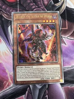 Aluber the Jester of Despia RA02-EN016 Quarter Century Secret Rare 1st NM Yugioh - Image 1
