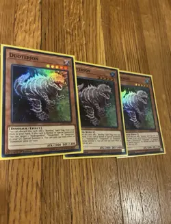 🌟 Yu-Gi-Oh! Duoterion PLAYSET LEDU-EN037 1st Edition Super Rare NM 🌟 - Image 2